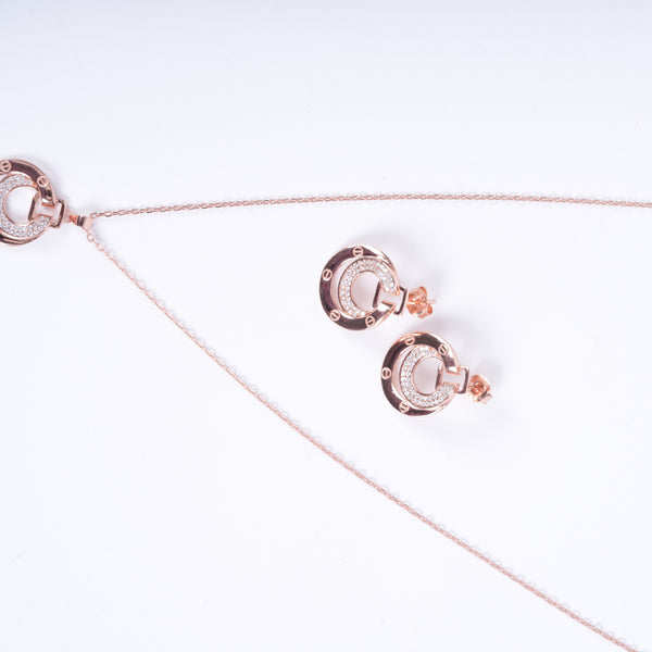 Amee Rose Halo Silver Set