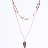 Amee Linked Affection SIlver Necklace