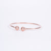 Amee HoneyComb Luxe Silver Bracelet