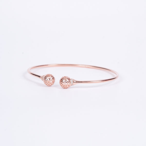 Amee HoneyComb Luxe Silver Bracelet