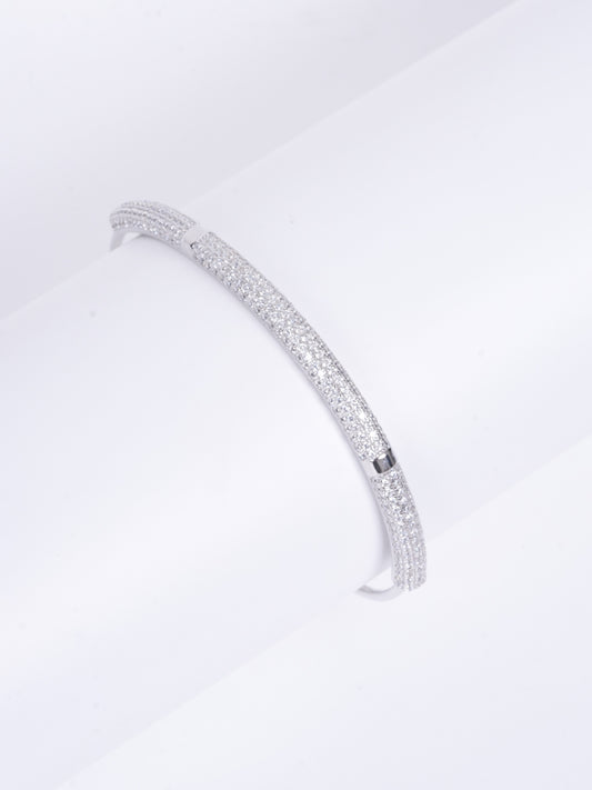 Amee Lumière Silver Cuff Bracelet