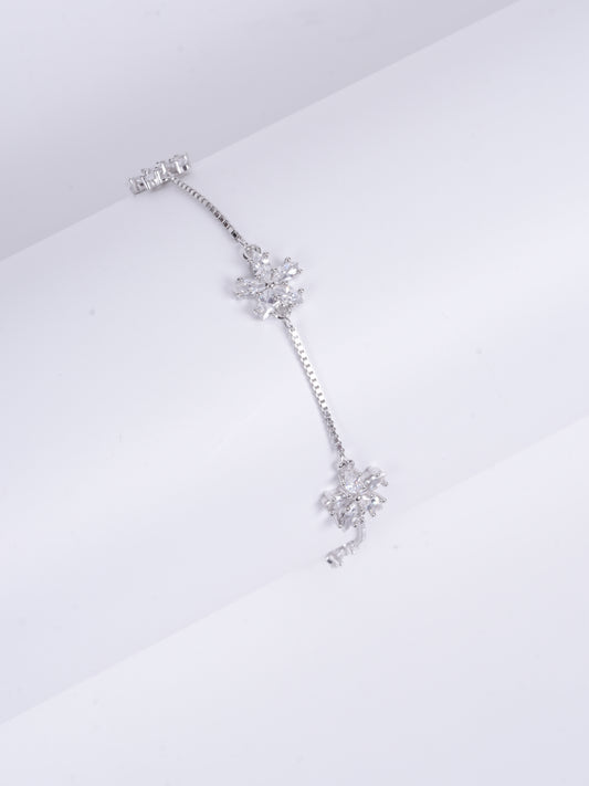 Amee FrostGlow Silver Bracelet