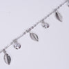 Amee Everbloom Leaf Silver Bracelet