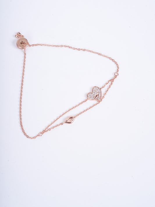 Amee HeartKiss Silver Bracelet