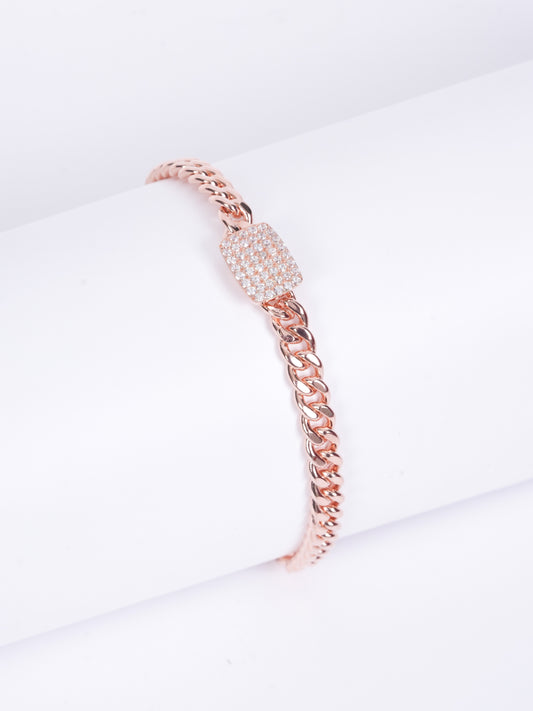 Amee Opulent Spark Silver Bracelet