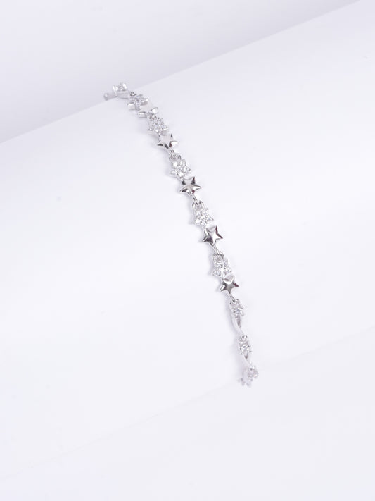 Amee Twinkle Trail Silver Bracelet