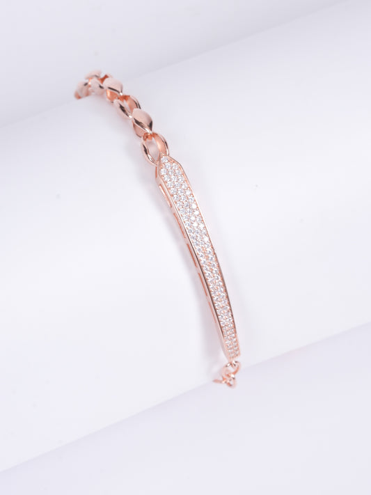 Amee Blushing Rose Studded Bracelet