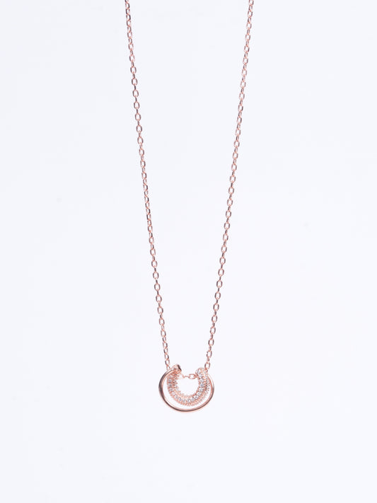 Amee Aurora Arc Silver Pendant