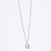 Amee Luxe Solitare Cube Silver Pendant