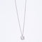 Amee Luxe Solitare Cube Silver Pendant