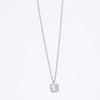 Amee Luxe Solitare Cube Silver Pendant