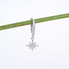 Amee Eight Pointer Silver Star Earrings