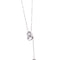 Amee Entwine Drop Silver Necklace