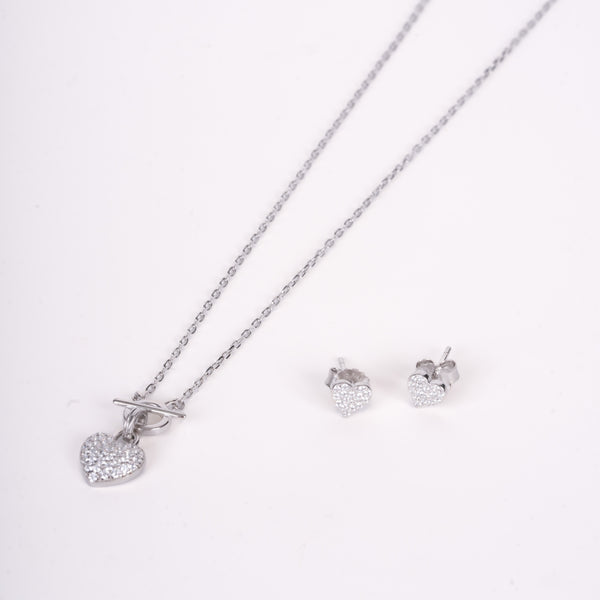 Amee Love in Silver Set