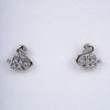 Amee Graceful Glimmer Swan Silver Set