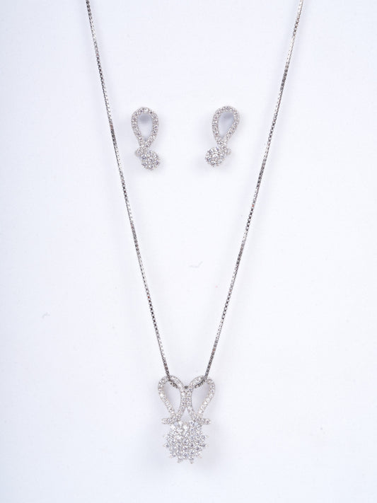 Amee Twinkle Loop Silver Set