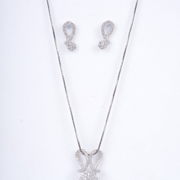 Amee Twinkle Loop Silver Set