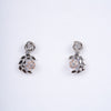 Amee Leaf Kissed Floral Silver Set