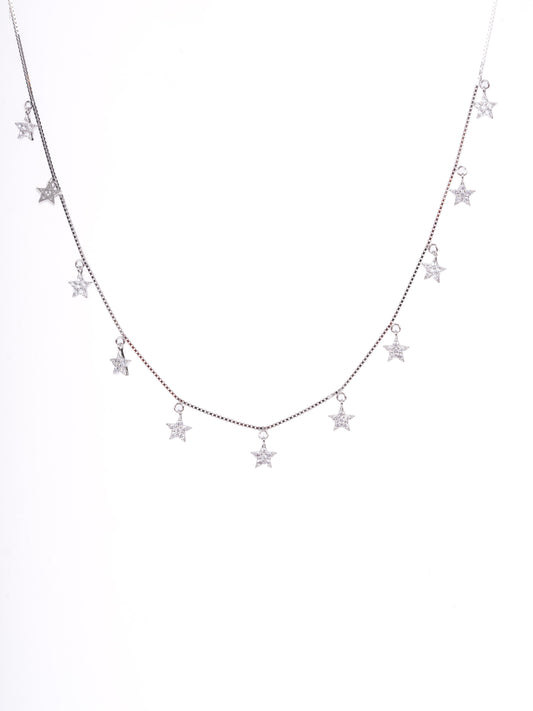 Amee Twinkle Trail Silver Chain