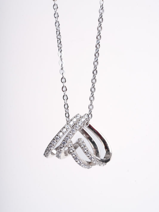 Amee Twirl & Shine Silver Pendant
