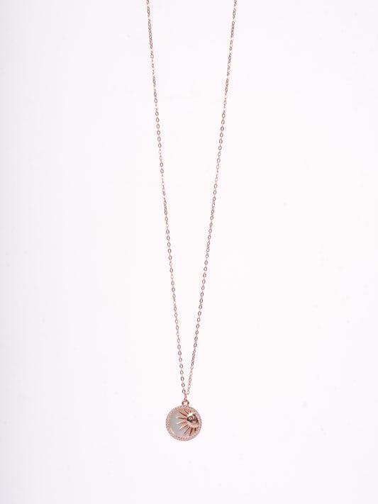 Amee Daydream Medallion Silver Chain