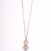 Amee Prism Drop Silver Necklace