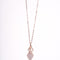 Amee Prism Drop Silver Necklace