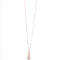 Amee Prism Drop Silver Necklace