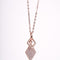 Amee Prism Drop Silver Necklace