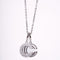 Amee Crystal C Silver Pendant