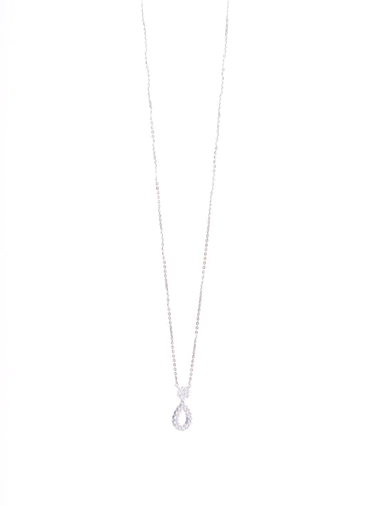 Amee Serenity Drop Silver Pendant