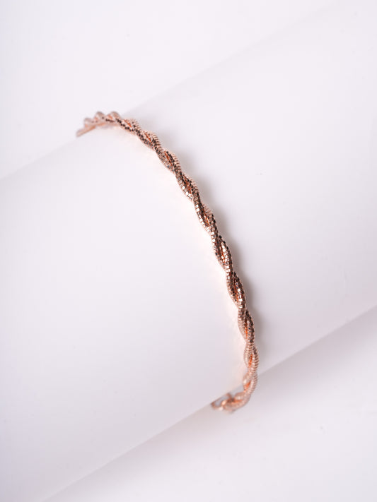 Amee Rose Rope SIlver Bracelet