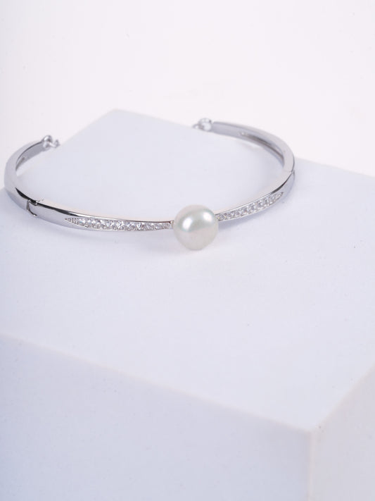 Amee Pearl of Grace Silver Bracelet