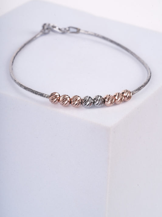 Amee Infinity Blend Silver Bracelet