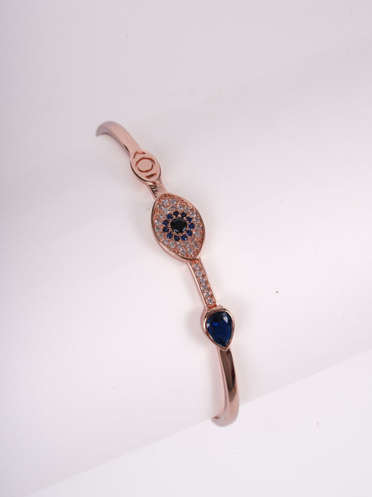 Amee Blue Evil Eye Silver bracelet