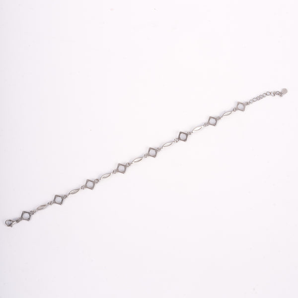 Amee Shapes of You Silver Bracelet
