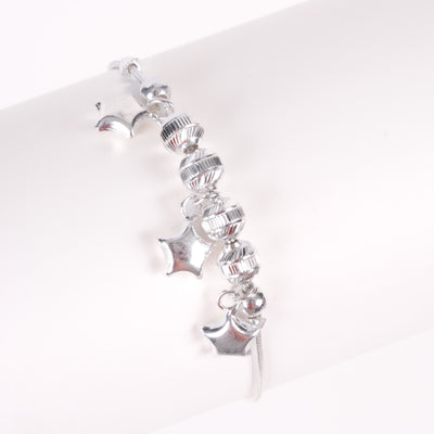 Amee Star Cluster Silver Bracelet