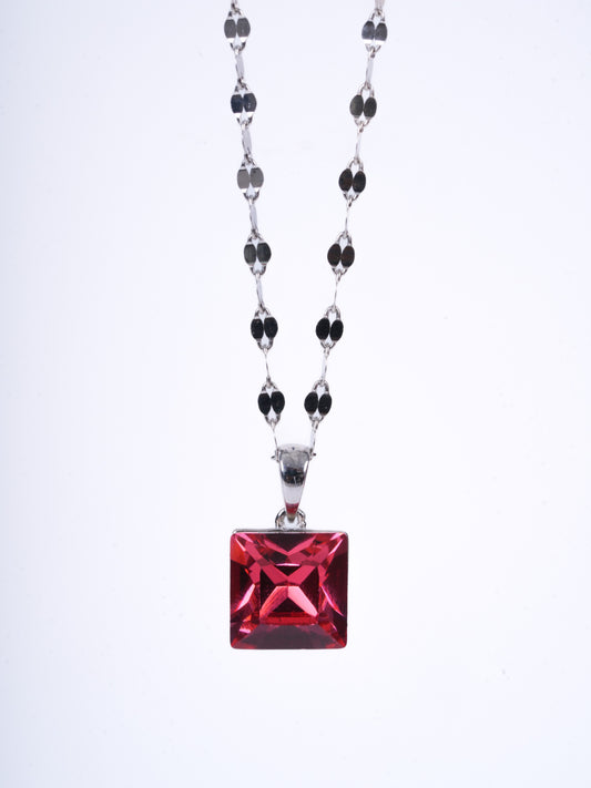 Amee Scarlet Spell Silver Necklace