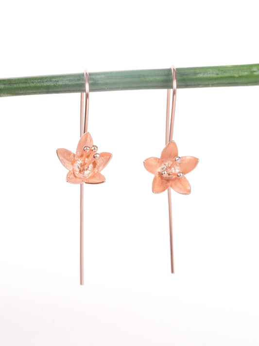 Amee Bloom Petals Silver Earrings