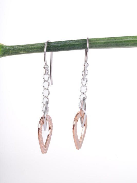Amee Soft Swing Silver Earrings