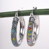 Amee Joy Hoops Silver Earrings