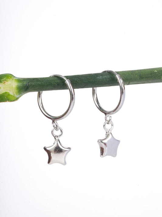 Amee Twinkle Drop Silver Earrings