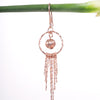Amee Tassel Gleam SIlver Earrings