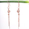 Amee Tassel Gleam SIlver Earrings