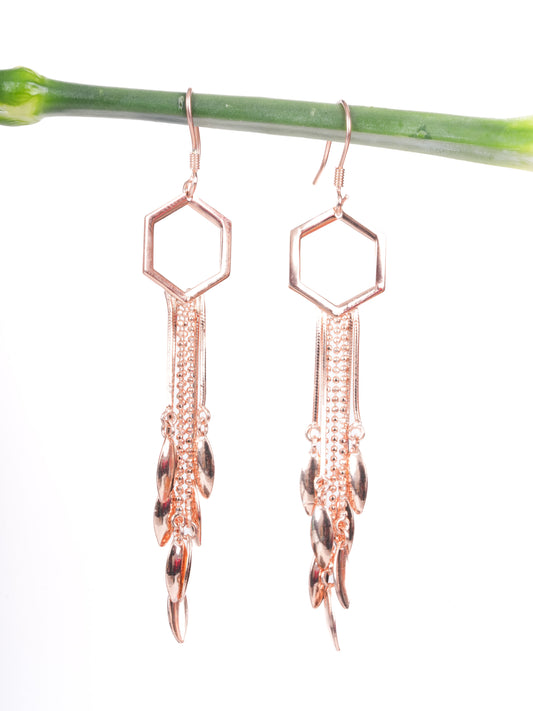 Amee Orbit Flow Silver Earrings