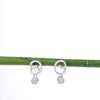 Amee Celestial Swirl Silver Earrings