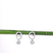 Amee Celestial Swirl Silver Earrings