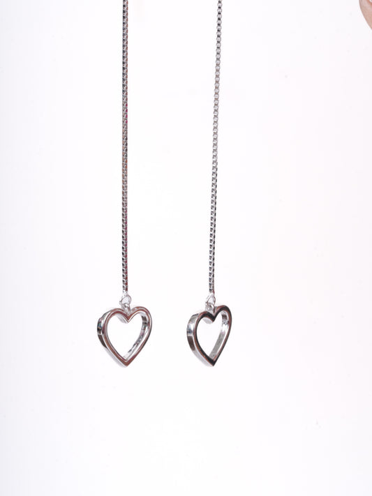 Amee Lovenote Dangle Silver Earrings