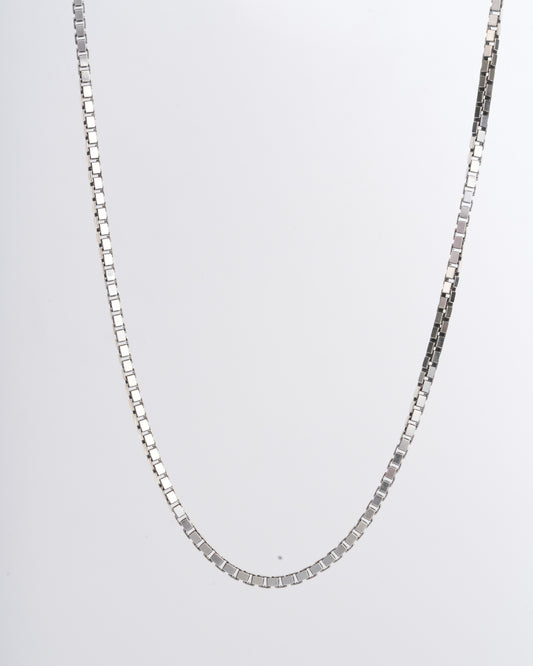 Amee Gridlock Silver Men's Chain