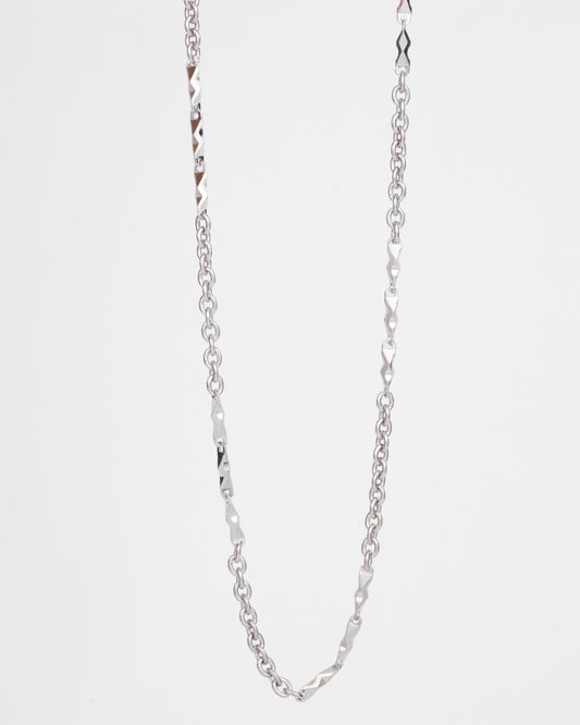Amee RIpple Edge Silver Men's Chain